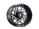 American Truxx Cosmos Satin Black Milled 8-Lug Wheel; 24x14; -76mm Offset (03-09 RAM 2500)