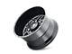 American Truxx Cosmos Satin Black Milled 8-Lug Wheel; 24x14; -76mm Offset (03-09 RAM 2500)