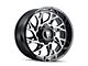 American Truxx Destiny Gloss Black Machined 8-Lug Wheel; 20x12; -44mm Offset (03-09 RAM 2500)