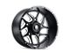 American Truxx Sweep Satin Black Milled 8-Lug Wheel; 24x14; -76mm Offset (03-09 RAM 2500)