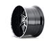 American Truxx Vortex Gloss Black Machined 8-Lug Wheel; 24x14; -76mm Offset (03-09 RAM 2500)