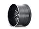 American Truxx Vortex Satin Black Milled 8-Lug Wheel; 20x10; -24mm Offset (03-09 RAM 2500)