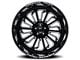 American Truxx Butcher Gloss Black Milled 6-Lug Wheel; 20x12; -25mm Offset (04-08 F-150)