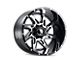 American Truxx Spyder Gloss Black Machined 6-Lug Wheel; 22x14; -76mm Offset (04-08 F-150)