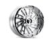 American Truxx Blade Chrome 6-Lug Wheel; 20x10; -24mm Offset (07-13 Sierra 1500)