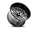 American Truxx Restless Gloss Black Machined 6-Lug Wheel; 24x14; -76mm Offset (07-13 Sierra 1500)