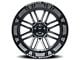 American Truxx Restless Gloss Black Machined 6-Lug Wheel; 24x14; -76mm Offset (07-13 Sierra 1500)