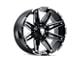 American Truxx Boom Gloss Black Milled 8-Lug Wheel; 20x9; -12mm Offset (11-14 Sierra 2500 HD)