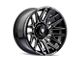 American Truxx Evolution Gloss Black Milled 8-Lug Wheel; 22x12; -44mm Offset (11-14 Sierra 2500 HD)