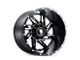 American Truxx Spyder Satin Black Milled 8-Lug Wheel; 22x14; -76mm Offset (11-14 Sierra 2500 HD)