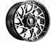 American Truxx Destiny Gloss Black Machined 6-Lug Wheel; 20x10; -24mm Offset (07-13 Silverado 1500)