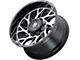 American Truxx Destiny Gloss Black Machined 6-Lug Wheel; 20x10; -24mm Offset (07-13 Silverado 1500)