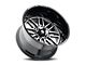 American Truxx Restless Gloss Black Machined 6-Lug Wheel; 22x12; -44mm Offset (07-13 Silverado 1500)