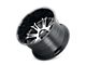 American Truxx Bomb Gloss Black Machined 8-Lug Wheel; 22x14; -76mm Offset (11-14 Silverado 2500 HD)