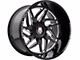 American Truxx Goliath Gloss Black Milled 6-Lug Wheel; 20x9; -12mm Offset (07-14 Tahoe)