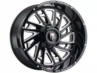 American Truxx Blade Satin Black Milled 6-Lug Wheel; 20x10; -24mm Offset (09-14 F-150)