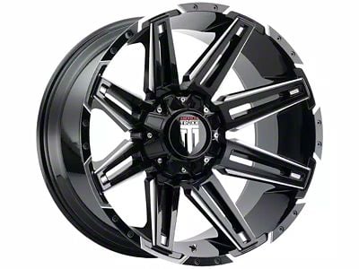 American Truxx Boom Satin Black Milled 6-Lug Wheel; 18x9; -12mm Offset (09-14 F-150)