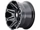 American Truxx Boom Satin Black Milled 6-Lug Wheel; 18x9; -12mm Offset (09-14 F-150)