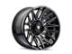 American Truxx Evolution Gloss Black Milled 6-Lug Wheel; 22x12; -44mm Offset (09-14 F-150)