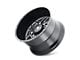 American Truxx Cosmos Satin Black Milled 5-Lug Wheel; 22x12; -44mm Offset (09-18 RAM 1500)