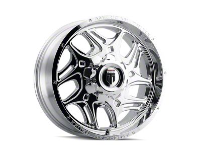 American Truxx Sweep Chrome 8-Lug Wheel; 20x9; -12mm Offset (10-18 RAM 2500)