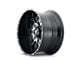 American Truxx Lonestar Satin Black Milled 8-Lug Wheel; 22x12; -44mm Offset (11-16 F-250 Super Duty)