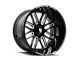 American Truxx Restless Gloss Black Milled 8-Lug Wheel; 20x10; -25mm Offset (11-16 F-250 Super Duty)