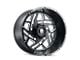 American Truxx Cosmos Satin Black Milled 8-Lug Wheel; 24x14; -76mm Offset (11-16 F-350 Super Duty SRW)