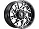 American Truxx Destiny Gloss Black Machined 6-Lug Wheel; 20x10; -24mm Offset (14-18 Silverado 1500)