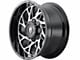 American Truxx Destiny Gloss Black Machined 6-Lug Wheel; 20x10; -24mm Offset (14-18 Silverado 1500)