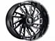 American Truxx Blade Satin Black Milled 6-Lug Wheel; 20x10; -24mm Offset (15-20 F-150)