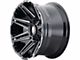 American Truxx Boom Satin Black Milled 6-Lug Wheel; 20x9; -12mm Offset (15-20 F-150)