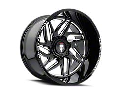 American Truxx Goliath Gloss Black Milled 8-Lug Wheel; 20x10; -24mm Offset (17-22 F-250 Super Duty)