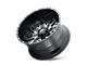 American Truxx Lonestar Satin Black Milled 8-Lug Wheel; 22x12; -44mm Offset (17-22 F-350 Super Duty SRW)