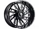 American Truxx Blade Satin Black Milled 6-Lug Wheel; 20x10; -24mm Offset (2024 Ranger)