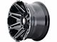 American Truxx Boom Satin Black Milled 6-Lug Wheel; 20x9; -12mm Offset (2024 Ranger)