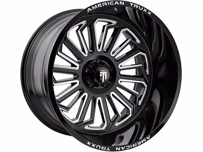 American Truxx Butcher Gloss Black Milled 6-Lug Wheel; 20x10; -24mm Offset (24-25 Ranger)