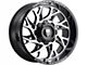 American Truxx Destiny Gloss Black Machined 6-Lug Wheel; 20x12; -44mm Offset (24-25 Ranger)