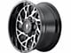 American Truxx Destiny Gloss Black Machined 6-Lug Wheel; 20x12; -44mm Offset (24-25 Ranger)