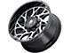 American Truxx Destiny Gloss Black Machined 6-Lug Wheel; 20x12; -44mm Offset (24-25 Ranger)