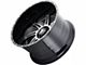 American Truxx Vortex Gloss Black Machined 6-Lug Wheel; 20x10; -24mm Offset (2024 Ranger)