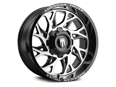 American Truxx Destiny Gloss Black Machined 5-Lug Wheel; 20x9; 0mm Offset (94-01 RAM 1500)