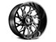 American Truxx Destiny Gloss Black Milled 5-Lug Wheel; 20x9; 0mm Offset (94-01 RAM 1500)