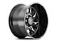 American Truxx Destiny Gloss Black Milled 5-Lug Wheel; 20x9; 0mm Offset (94-01 RAM 1500)