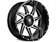 American Truxx Vortex Gloss Black Machined 6-Lug Wheel; 20x10; -24mm Offset (99-06 Sierra 1500)