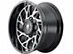 American Truxx Destiny Gloss Black Machined 6-Lug Wheel; 20x12; -44mm Offset (23-24 Canyon)