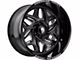 American Truxx Euphoria Gloss Black Milled 6-Lug Wheel; 20x10; -19mm Offset (23-24 Canyon)