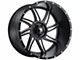 American Truxx Vortex Gloss Black Milled 6-Lug Wheel; 20x10; -24mm Offset (23-24 Canyon)