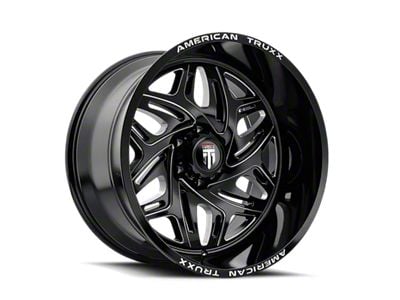 American Truxx Euphoria Gloss Black Milled 5-Lug Wheel; 20x9; 0mm Offset (05-11 Dakota)