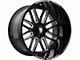 American Truxx Restless Gloss Black Milled 6-Lug Wheel; 20x10; -25mm Offset (19-23 Ranger)